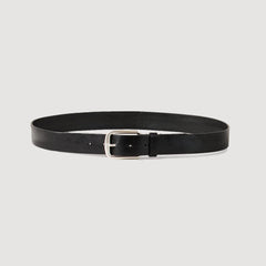 Sandro / Vegetable-tanned leather belt Black