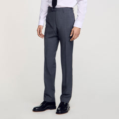 Sandro / Glazed leather dress shoes Black