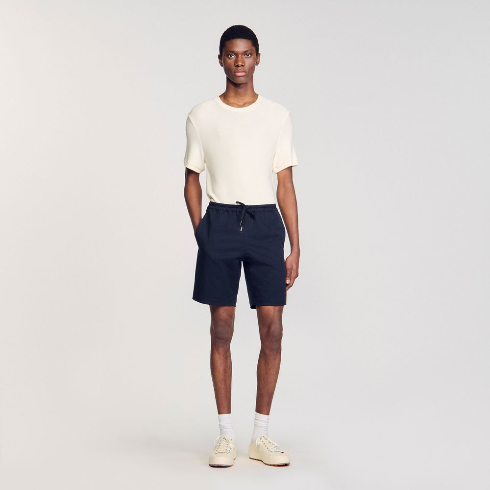 Sandro / Cotton shorts Midnight Blue