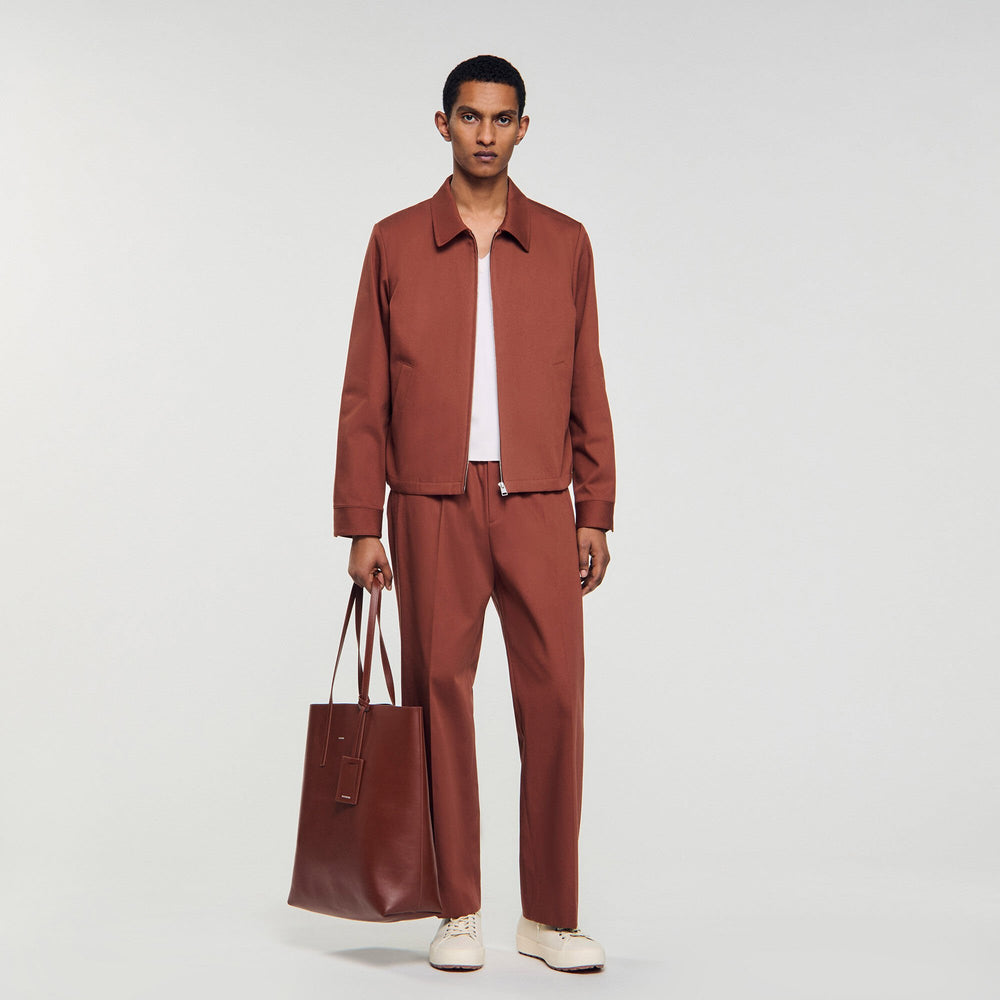 Sandro / Cotton jacket Terra