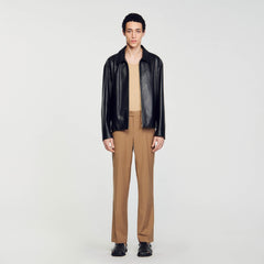 Sandro / Lambskin jacket Black