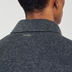 Sandro / Double-faced wool jacket Dark Grey