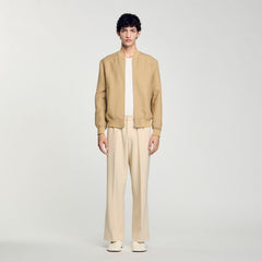 Sandro / Zip-up jacket Nut