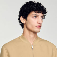 Sandro / Zip-up jacket Nut