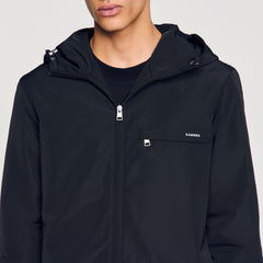 Sandro / Nylon windbreaker Black