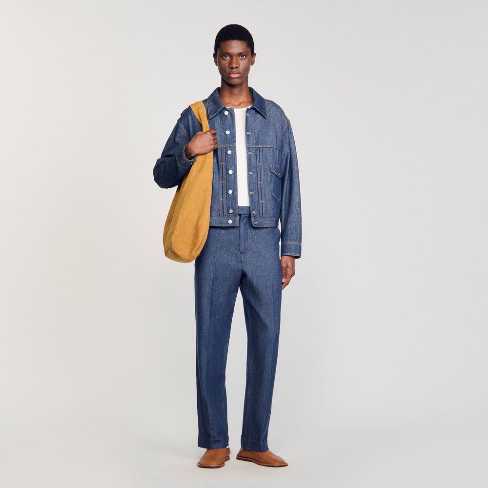 Sandro / Chambray jacket Raw-Denim
