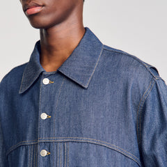 Sandro / Chambray jacket Raw-Denim
