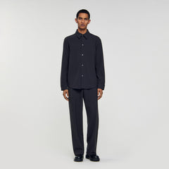 Sandro / Long-sleeved jersey shirt Dark Grey