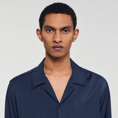 Sandro / Flowy shirt Navy Blue