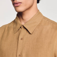 Sandro / Linen shirt Dark Sand