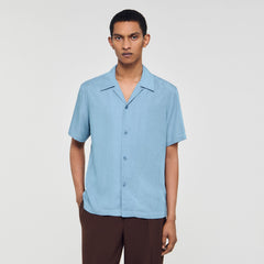 Sandro / Short-sleeved shirt Chambray