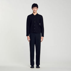 Sandro / Button-down cardigan Black
