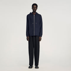 Sandro / Hooded shirt Navy Blue