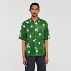 Sandro / Floral motif shirt Lime