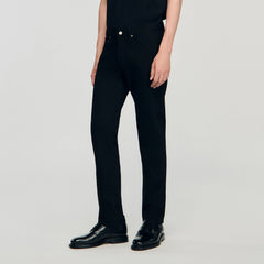 Sandro / Slim-fit jeans Black