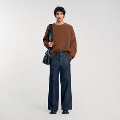 Sandro / Wide-leg jeans Raw-Denim