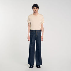 Sandro / Wide-leg jeans Raw-Denim