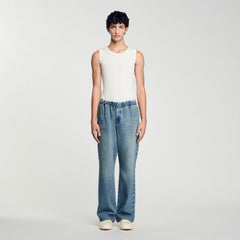 Sandro / Wide-leg jeans Blue Vintage - Denim