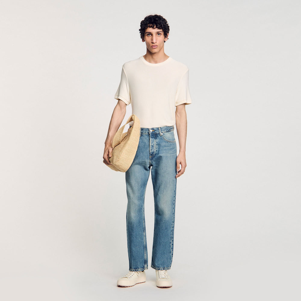 Sandro / Loose-fit jeans Blue Vintage - Denim