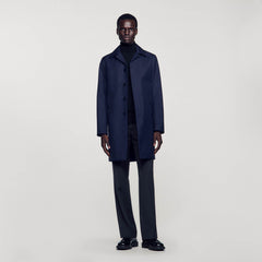 Sandro / Waterproof raincoat Navy Blue