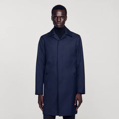 Sandro / Waterproof raincoat Navy Blue