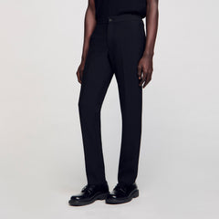 Sandro / Jersey trousers Black