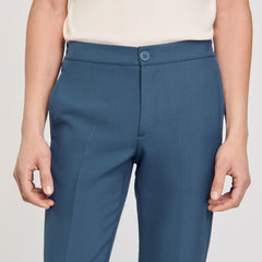 Sandro / Jersey trousers Thunderstorm Blue
