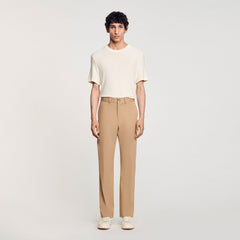 Sandro / Straight-leg chinos Nut