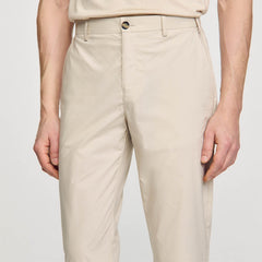 Sandro / Cotton carrot-cut trousers Light Grey