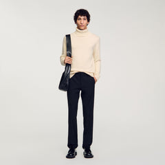 Sandro / Straight-leg trousers Black