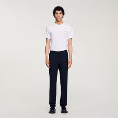 Sandro / Straight-leg trousers Black