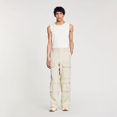 Sandro / Cargo trousers Aluminum