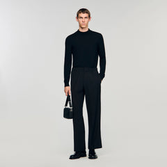 Sandro / Wide-leg trousers Black