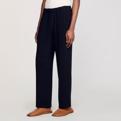 Sandro / Pleated trousers Black