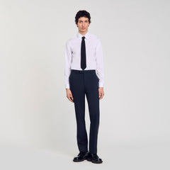 Sandro / Wool suit trousers Midnight Blue