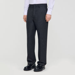 Sandro / Wool suit trousers Heather Charcoal