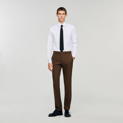Sandro / Wool trousers Tobacco Brown