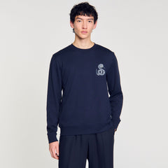 Sandro / Jacket with snake detail Midnight Blue
