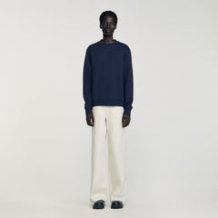 Sandro / Logo sweatshirt Midnight Blue