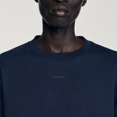 Sandro / Logo sweatshirt Midnight Blue