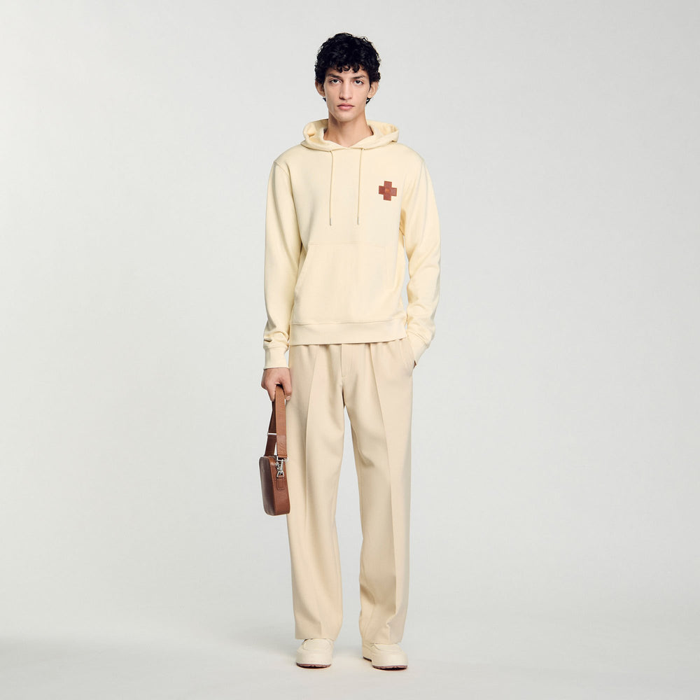 Sandro / Square Cross sweatshirt Oats