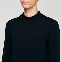 Sandro / Mock neck sweater Black