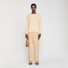 Sandro / Wool sweater Off White / Mastic