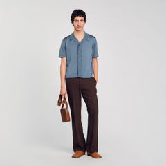 Sandro / Short-sleeved shirt Dark Chambray