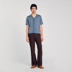 Sandro / Short-sleeved shirt Dark Chambray