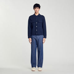 Sandro / Knit jacket Midnight Blue