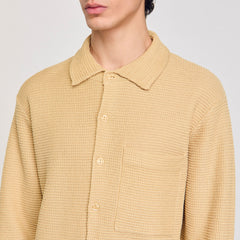 Sandro / Oversized knit shirt Nut