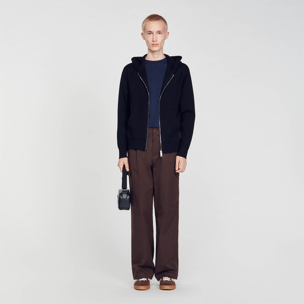 Sandro / Hoodie Black