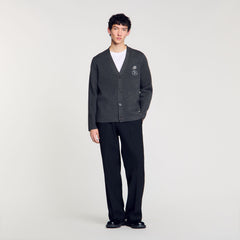 Sandro / Cardigan with snake detail Lime