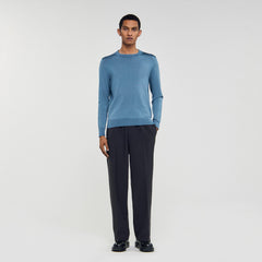 Sandro / Fine knit sweater Blue Office